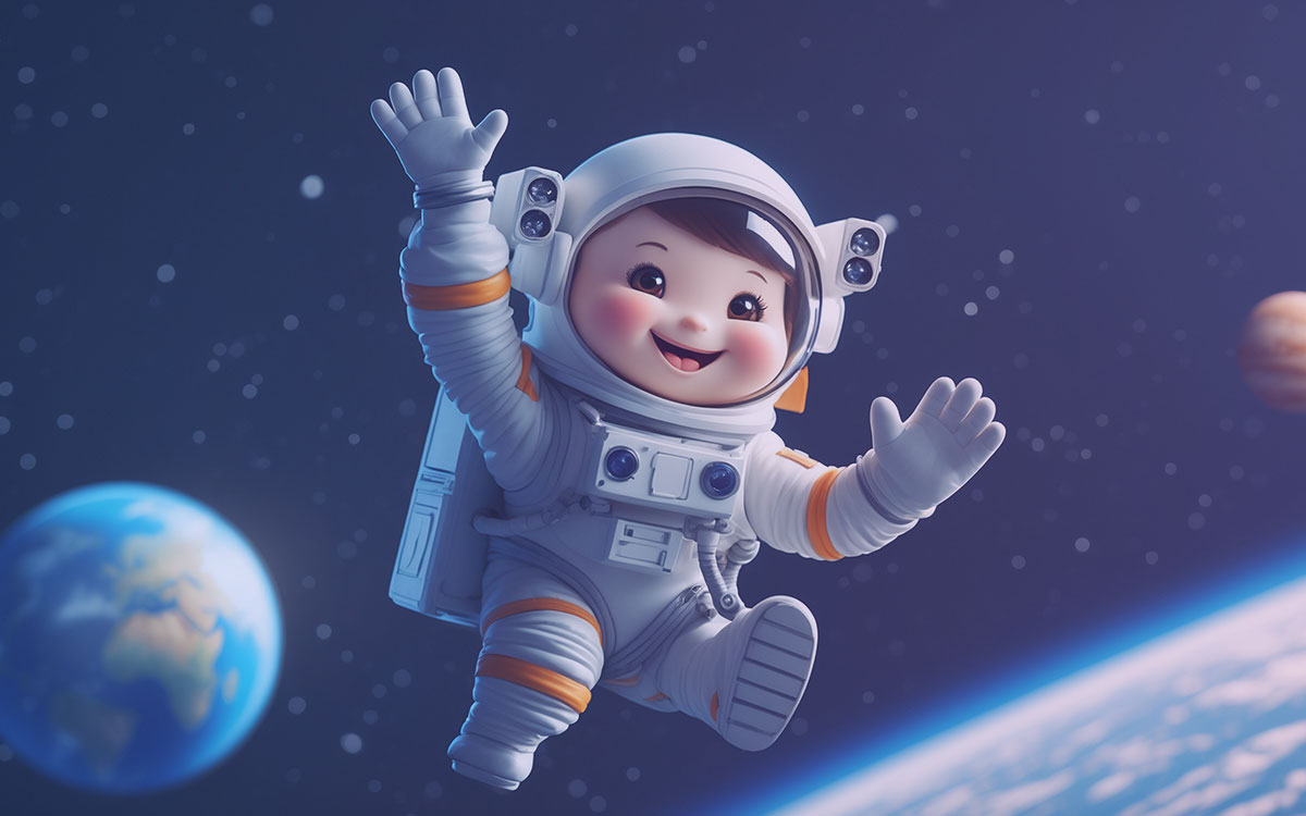 child astronaut